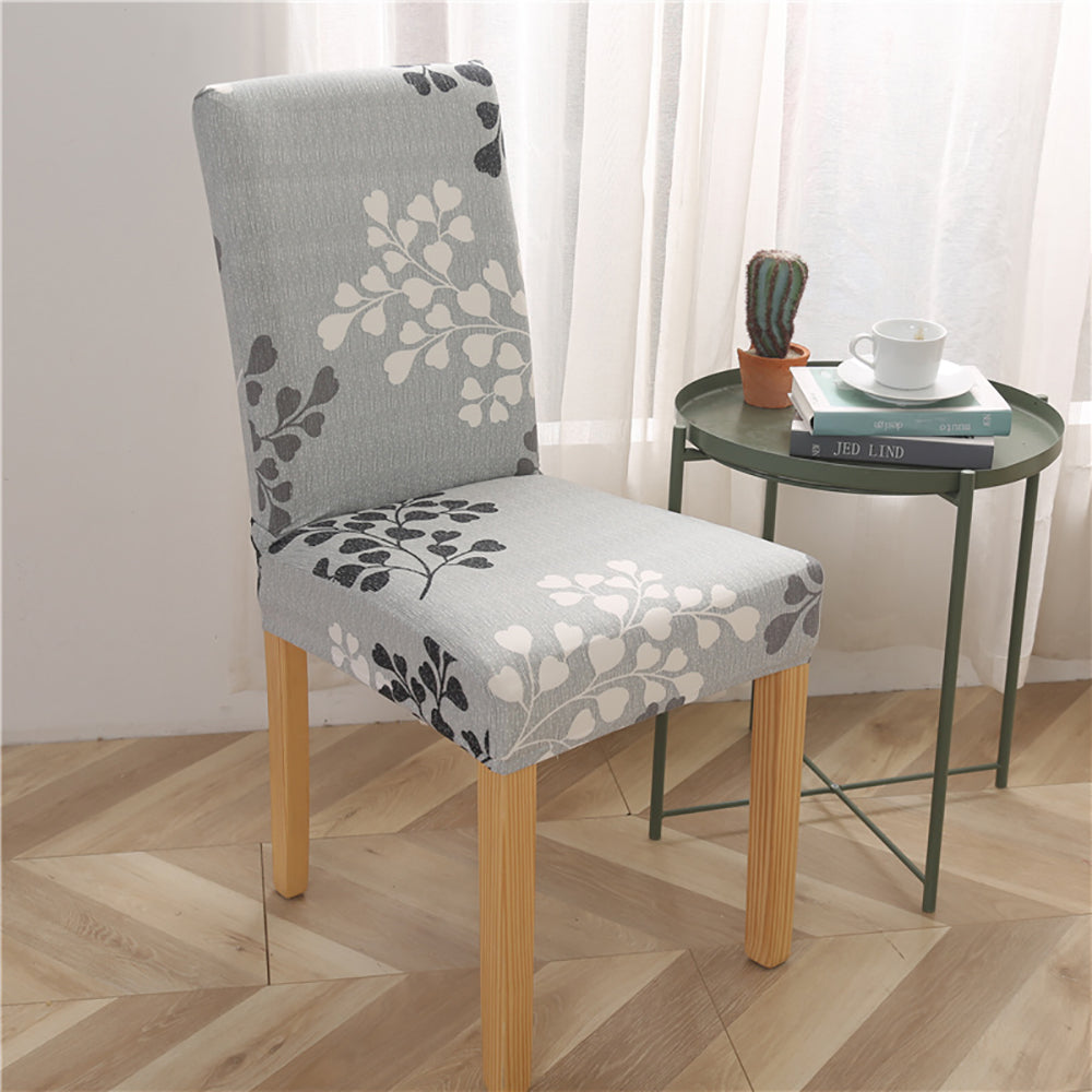 Printed Spandex Chair Seat Slipcover